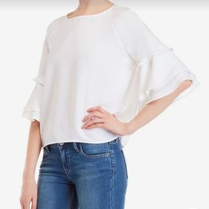 *NEW* Perfect White ZARA Blouse size S